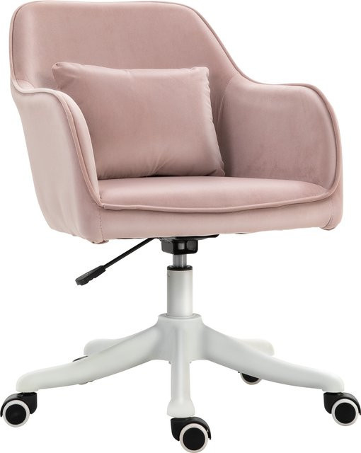 Vinsetto Massagebürostuhl Schreibtischstuhl mit Vibrationsfunktion und verstellbaren Armlehnen, B/T/H: 55 x 65 x 79-89 cm - Bild 1