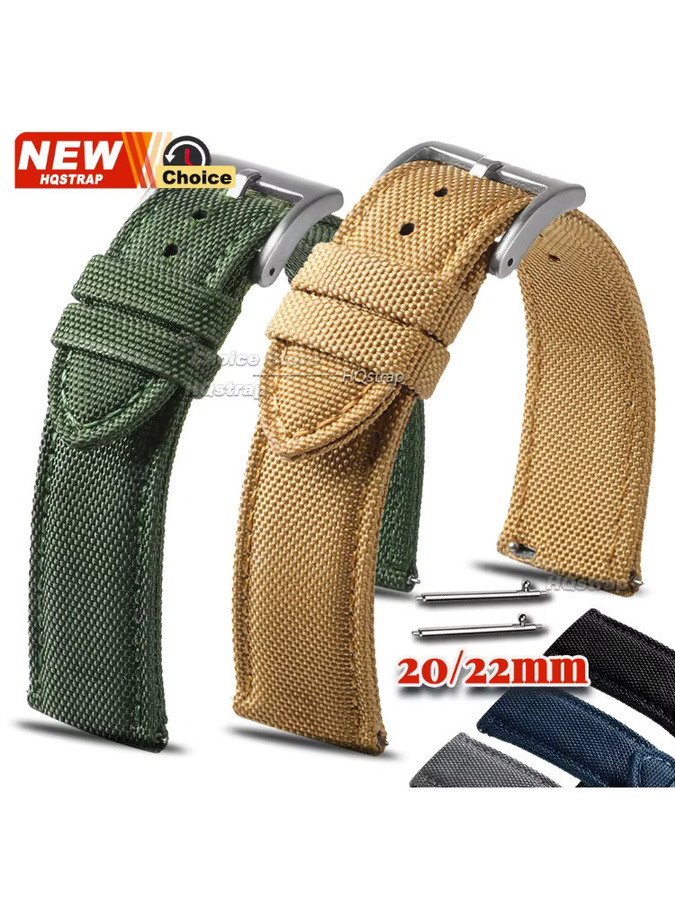 HQstrap Uhrenarmband Nylon, Textil/NATO, 20mm, 22mm - Bild 3