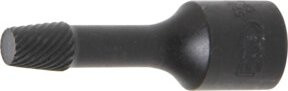 BGS Spiral-Profil-Steckschlüssel-Einsatz Schraubenausdreher 5281-8 mit 10 mm 3/8 Zoll Antrieb und 8 mm Größe aus Chrom-Molybdän-Stahl in Schwarz - Bild 1