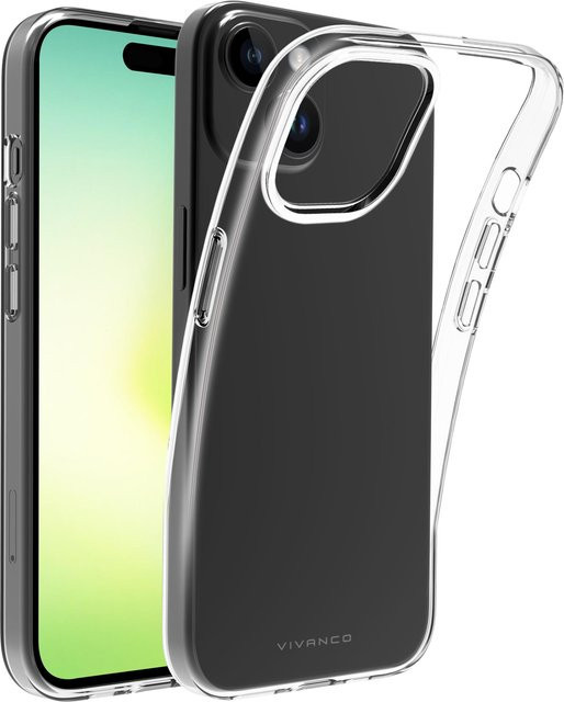 Vivanco Super Slim Cover für iPhone 15 Plus, transparent - Bild 1