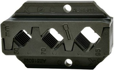 Klauke AE515095 Presseinsatz für Zangen in Schwarz, passend für 50 bis 95mm² - Bild 1