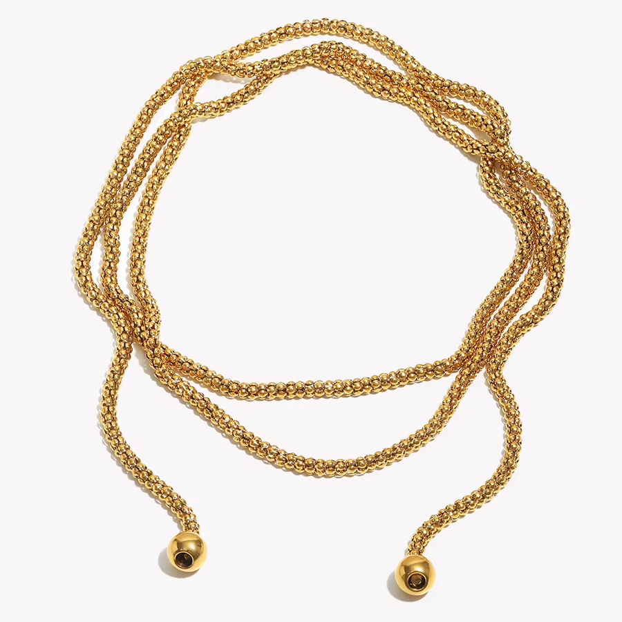 E.B.belle Perlenkette, Edelstahl, Gold, Damen - Bild 2