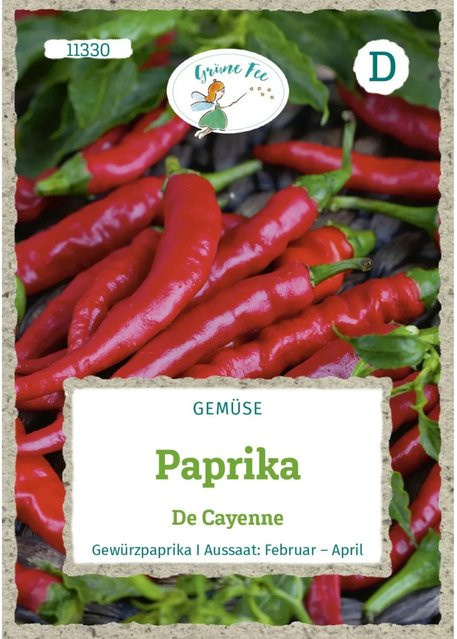 Grüne Fee Paprika De Cayenne Saatgut - Bild 1