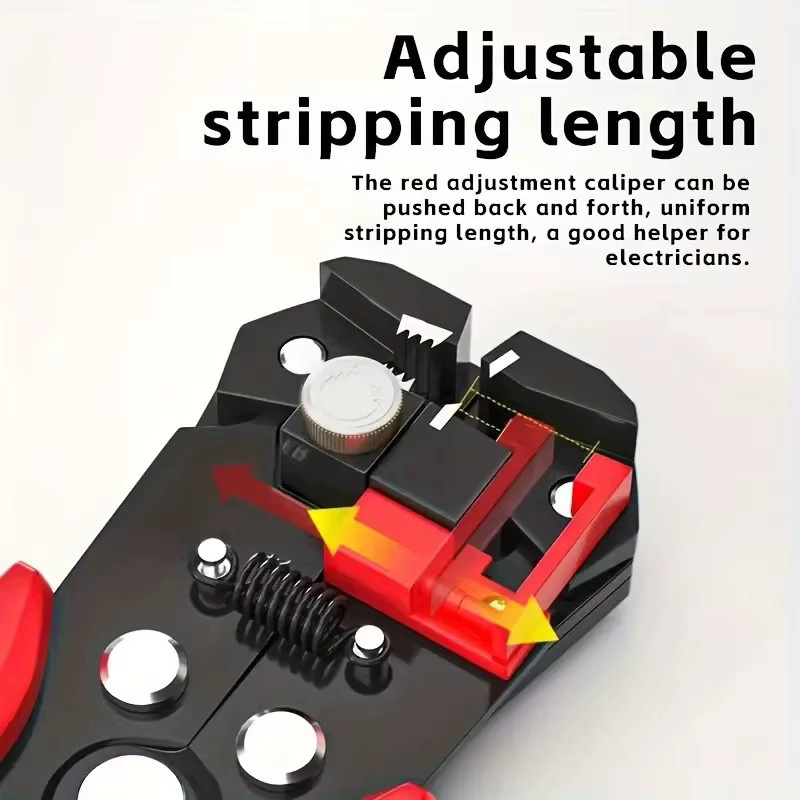 ACOONY Automatischer Abisolierer 3NI1 für Elektriker, multifunktional, Bereich 24–10 AWG - Bild 4
