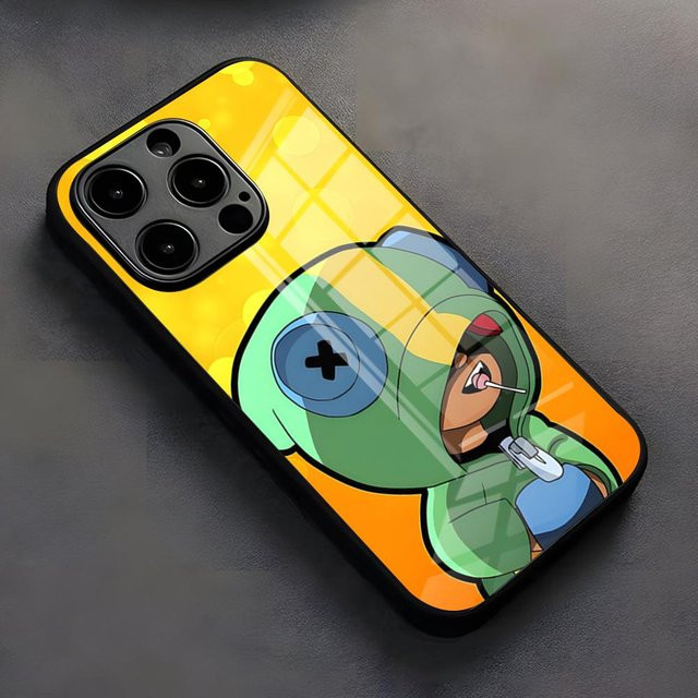 B-Brawls S-Stars Handyhülle mit Glasabdeckung für iPhone, Farbe: Multicolour - Bild 1