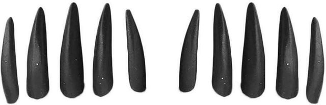GoolRC Künstliche Nägel Stiletto, schwarz, Matt, 10 Stück, Unisex - Bild 1