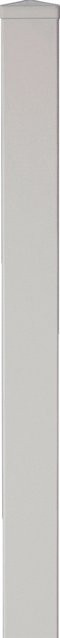 T & J Kunststoffpfosten Lightline Silbergrau zum Einbetonieren B/T/H: 9 x 9 x 150 cm - Bild 1