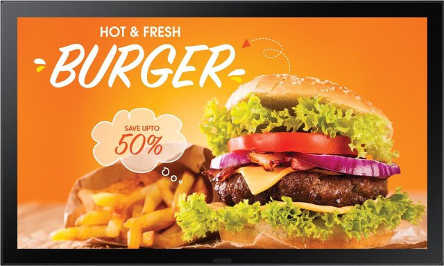 Samsung LH24OHBEBGBXEN Signage-Display Digitales Beschilderung Flachbildschirm 61 cm (24 Zoll) Full HD IPS mit WLAN und Tizen 6.5 in Schwarz - Bild 1