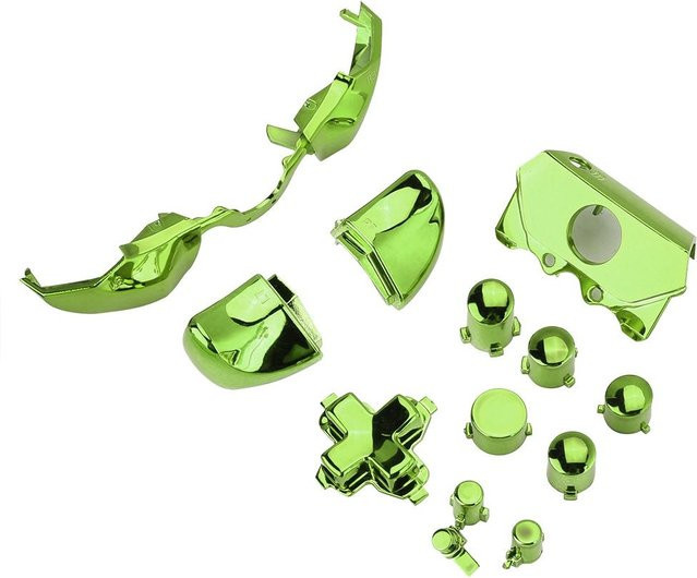 DIYelecs Schraubendreher-Set und Tasten-Ersatzteile für Xbox One Controller in Grün - Bild 1