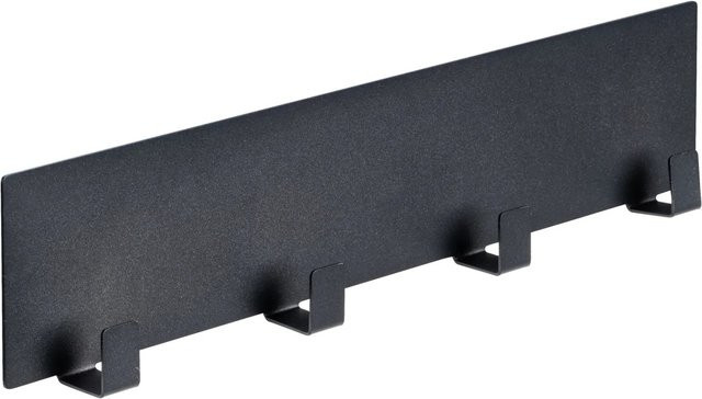 Wenko Magnetische Hakenleiste Ima mit 4 Haken in Schwarz aus Metall - Bild 1