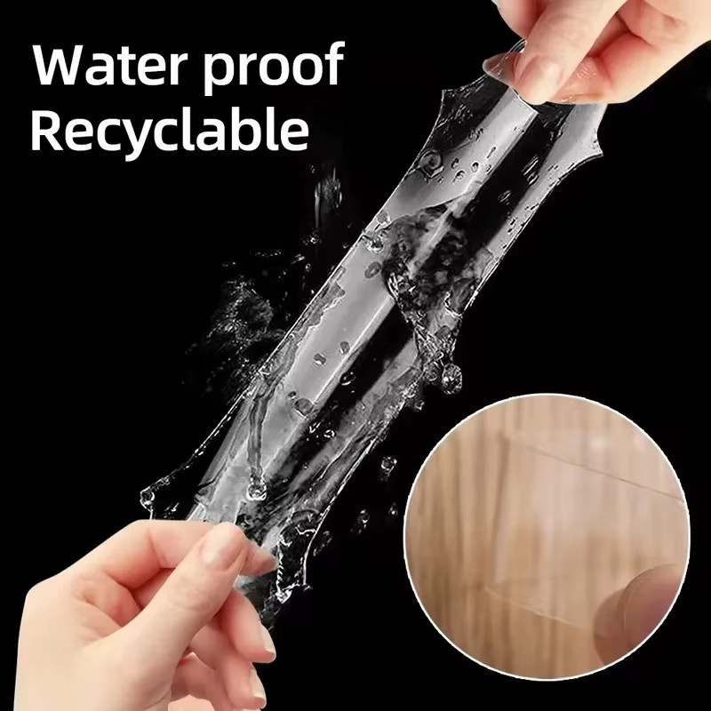 Wiederverwendbares doppelseitiges Klebeband als transparenter Wandaufkleber, wasserfester Klebstoff für den Haushalt - Bild 4