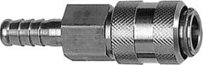Riegler Schnellverschlusskupplung NW 7,8 aus Edelstahl 1.4305 in Silber mit Tülle LW 8 - Bild 1