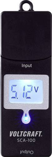 VOLTCRAFT SCA-100 USB-A Adapter für den Innenbereich in Schwarz - Bild 1