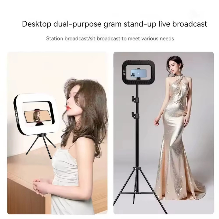 FANGTUOSI Tragbares Ring-LED-Akku-Fill-Light für Live-Fotografie und Selfies mit Mobiltelefonen - Bild 2