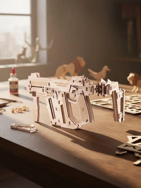 OUZEY 3D Holzpuzzle Mechanisches Modellbausatz, ab 14 Jahre - Bild 1
