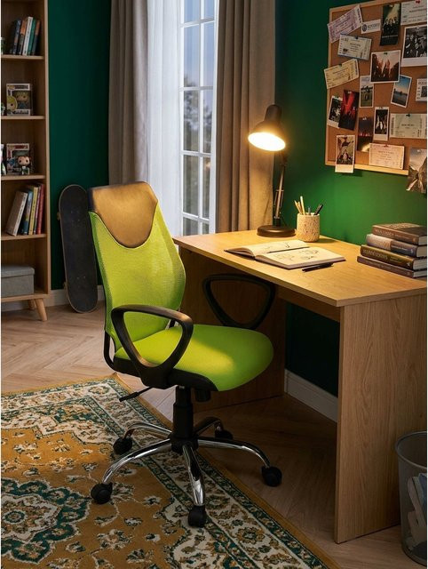 Ergonomischer Kinderschreibtischstuhl TERNI von KADIMA DESIGN, Grün, B/T/H: 60 x 60 x 101 cm - Bild 1