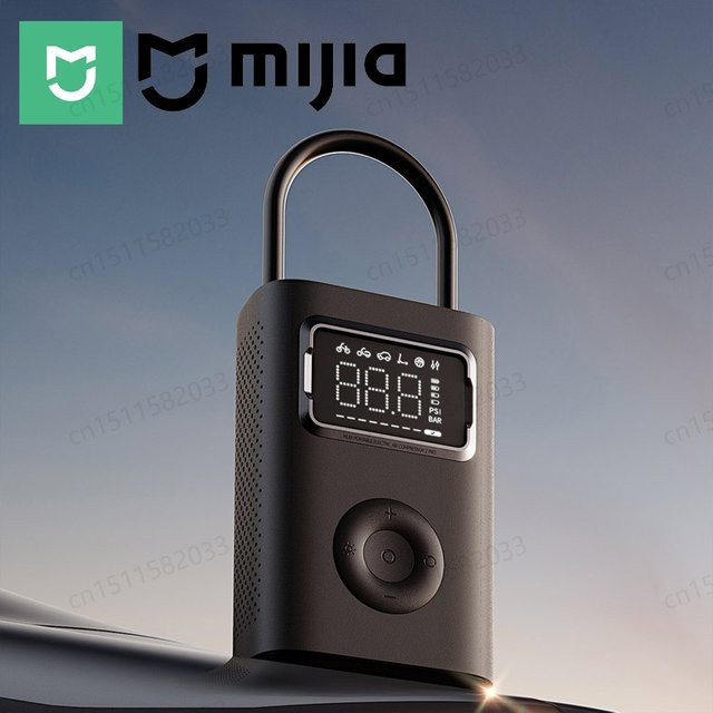 MIJIA Tragbare Luftpumpe 2Pro Elektrischer Luftkompressor Schwarz - Bild 1