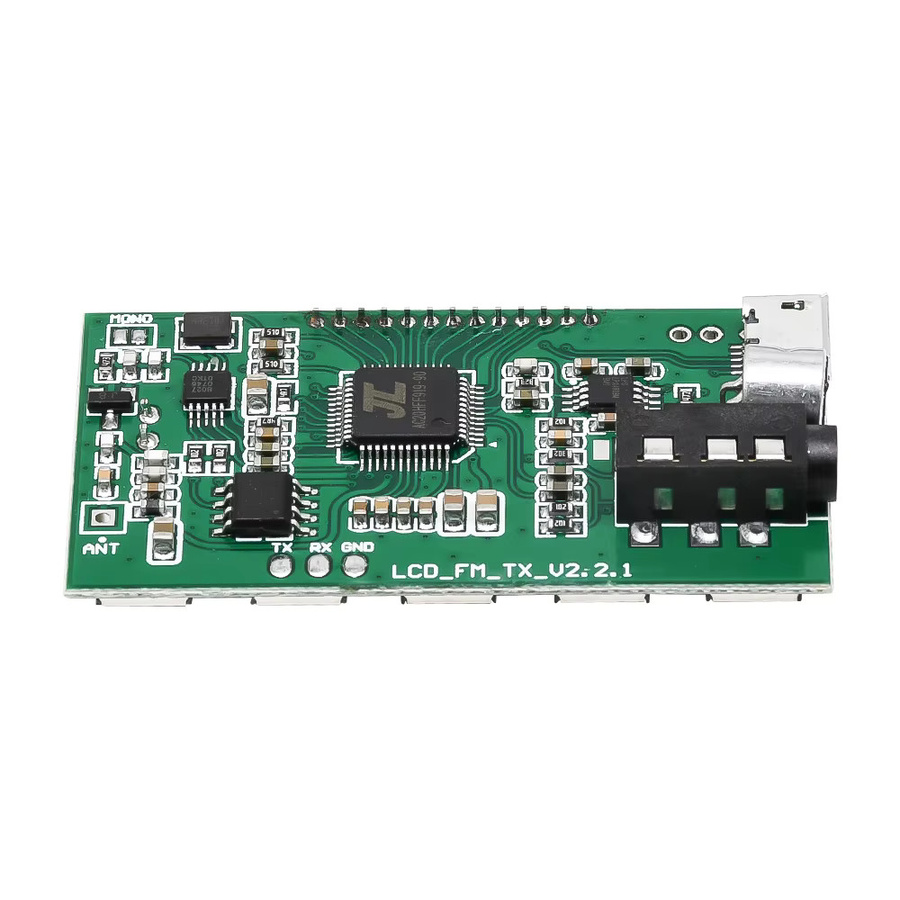 Diymore FM Stereo Sender Modul für digitale drahtlose Mikrofon-Platine in Blau oder Grün - Bild 2