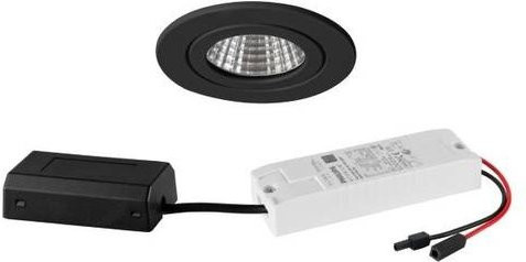 Brumberg LED-Einbauleuchte rund Schwarz IP54 dimmbar mit DALI-Steuerung - Bild 1