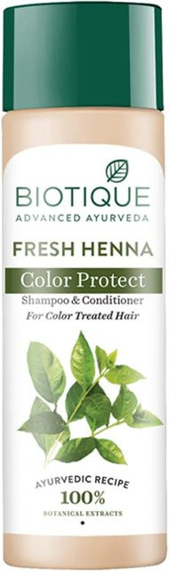Biotique Henna Color Protect Shampoo & Spülung, 190 ml, für coloriertes Haar - Bild 1