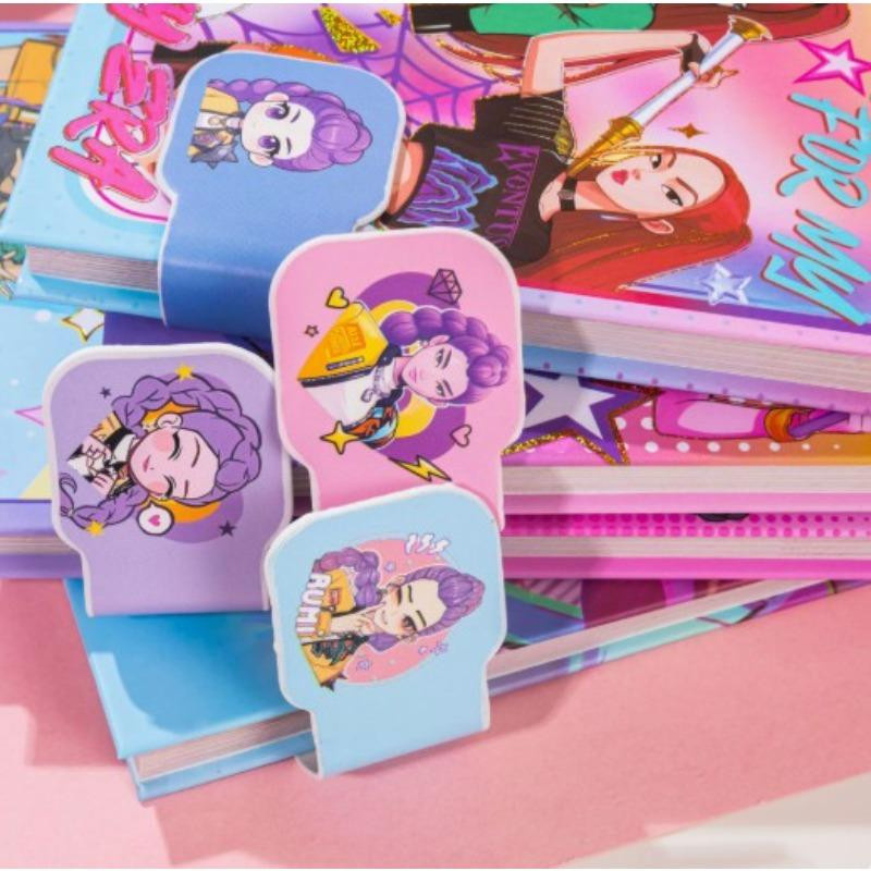 Yiran Toy K-POP Dämonenjäger Notizbuch A5 mit Magnetverschluss und Farbseiten in Multicolour - Bild 1