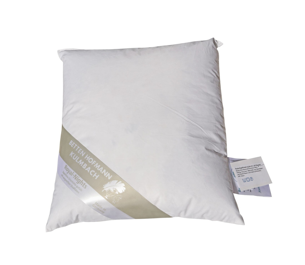 Betten Hofmann Pusta Kopfkissen mit Daunen und Federn, Weiß, B/H: 35 x 40 cm - Bild 1