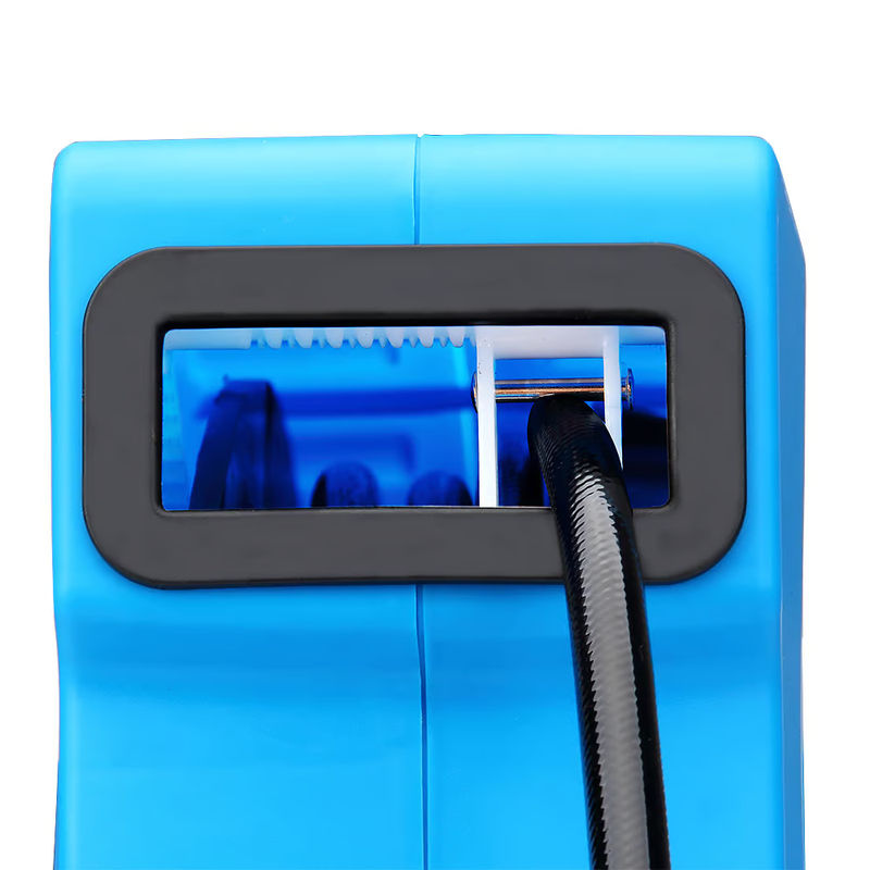 Deuba Druckluftschlauch Aufroller Blau mit 10m Schlauchlänge und 1/4" Schnellkupplung, Wandmontage - Bild 5