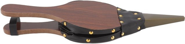 mfySpace Holzblasebalg in Braun mit Aufhängeschlaufe für Kamin, Camping und BBQ, B/T/H: 38,1 x 12,7 x 12,7 cm - Bild 1