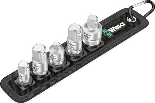 Wera Steckschlüssel-Bit-Einsatz-Set 781/5 Set 1 mit Adapter und Innen-Vierkant Robertson, 6-teilig - Bild 1