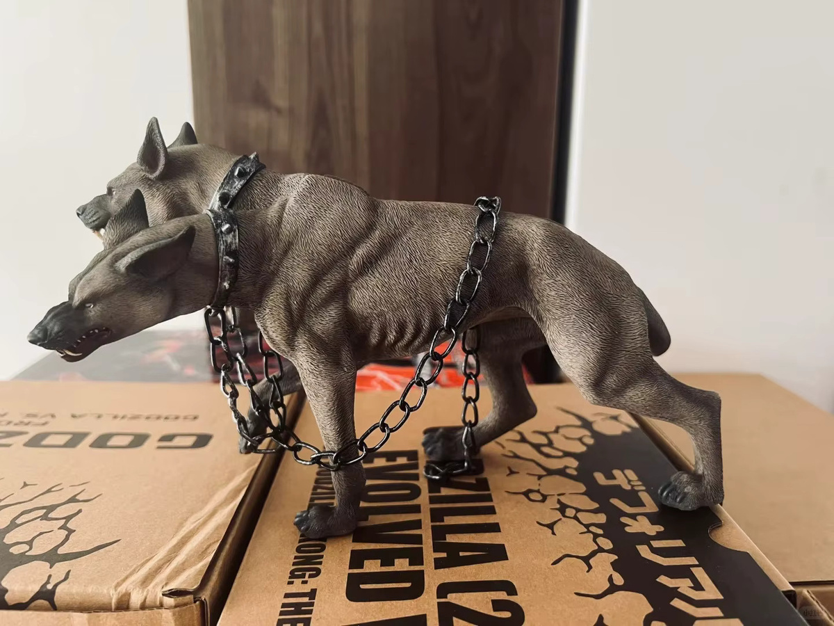 JXK Cerberus Dreiköpfiger Hund, Actionfigur, 1/6, Garage Kit Statue - Bild 4