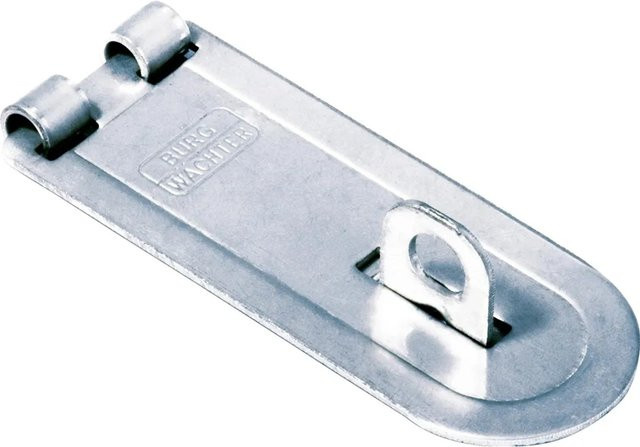 Burg-Wächter Panzer-Überfalle PCC 100 mit Öse aus verzinktem Stahl in Silber - Bild 1