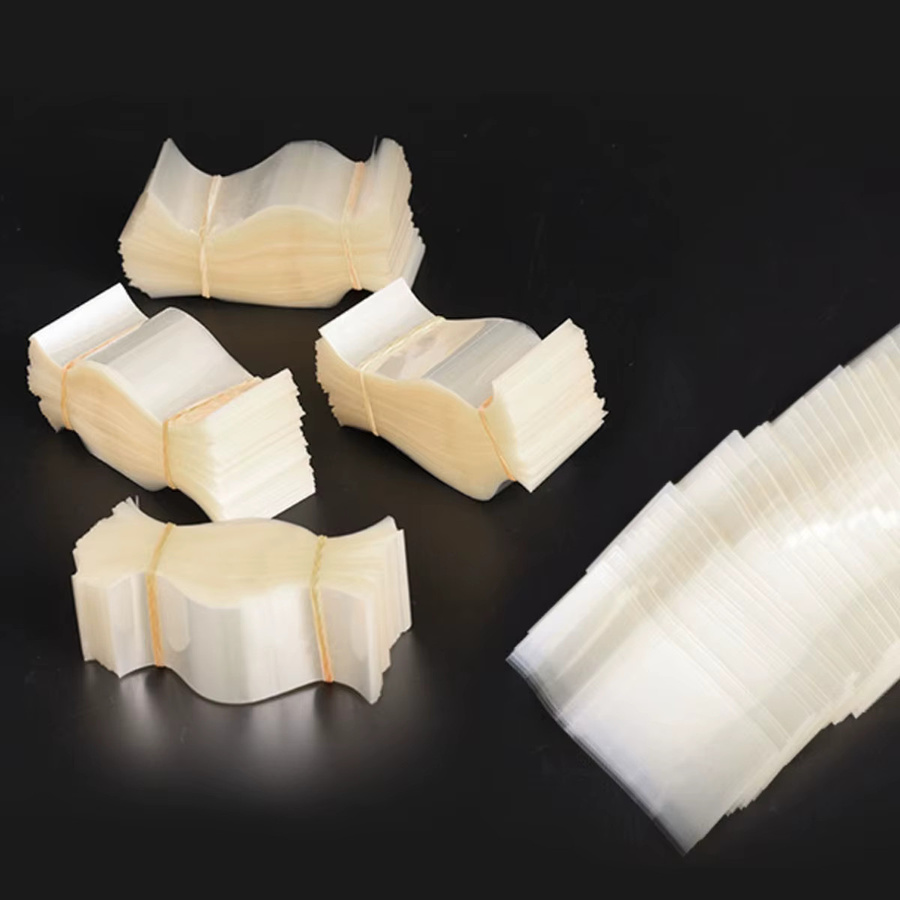 Transparente PVC-Schrumpffolie mit Flachmundstück für Flaschenhälse, Deckel und Gläser, 400 Stück - Bild 2