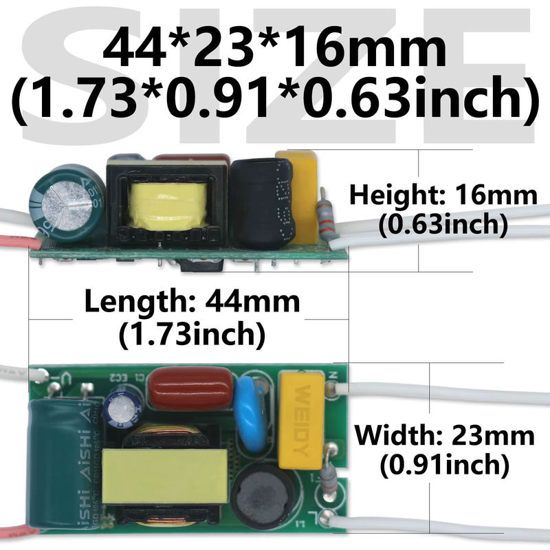 DT&ZM LED-Leistungsregler nicht isoliert, DC 80–120 V, AC 220–240 V, 300 mA, 24–36 W LED-Treiber Netzteil - Bild 2