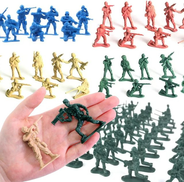 YMY Soldatenfiguren, Plastik, 12/36 Stück, Grün, Bunt / Mehrfarbig - Bild 1