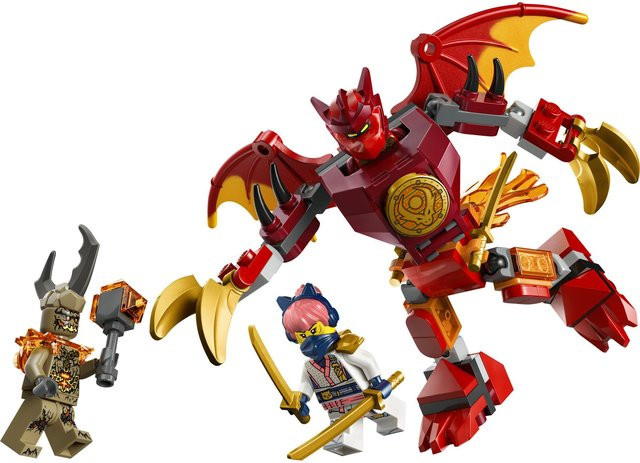 LEGO Ninjago Kais Drachen-Mech Battle Set Konstruktionsspielzeug - Bild 2