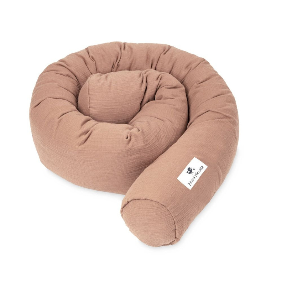 Zöllner Bettschlange aus Musselin in Beige, Länge: 180 cm - Bild 1