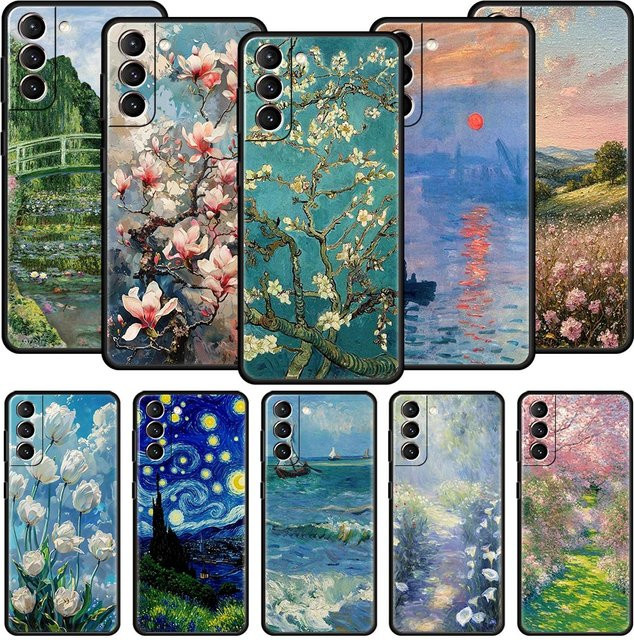 Handyhülle Vincent van Gogh Gartenfarbe für Samsung Galaxy S25 S24 S23 S22 S21 S20 Ultra FE 5G in Multicolour aus weichem TPU - Bild 1