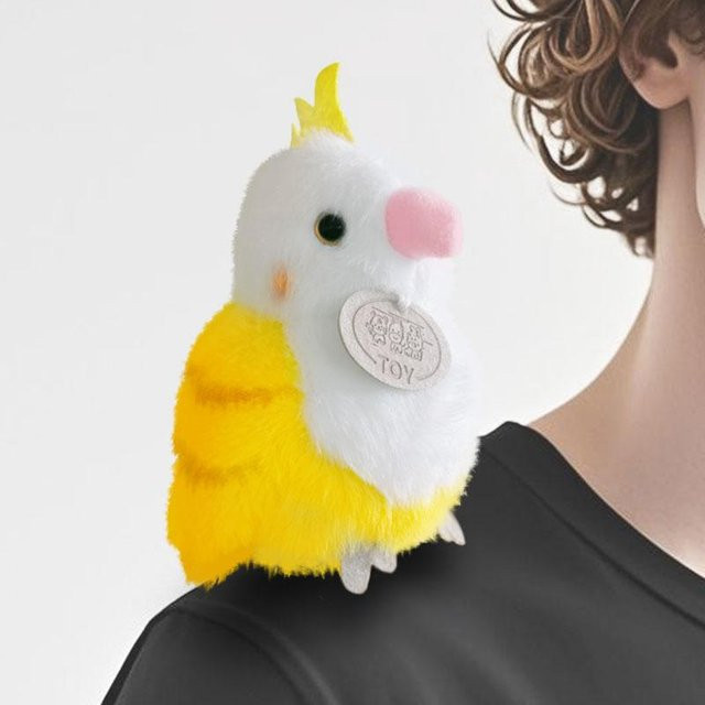 Lustiger Vogel Plüschtier, Hängeständer, Bunt, ab 14 Jahre - Bild 1