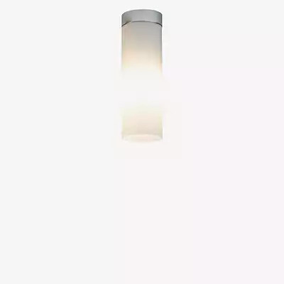 Top Light Dela LED Deckenleuchte in Chrom glänzend mit Glas, Durchmesser: 20 cm