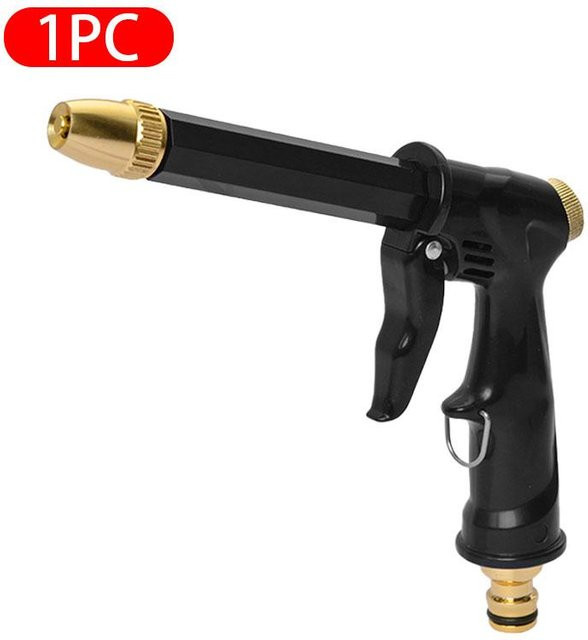 Autoreinigungs-Kit mit Hochdruckreiniger-Pistole, Schaumkanone und Gartensprinkler in Schwarz - Bild 1