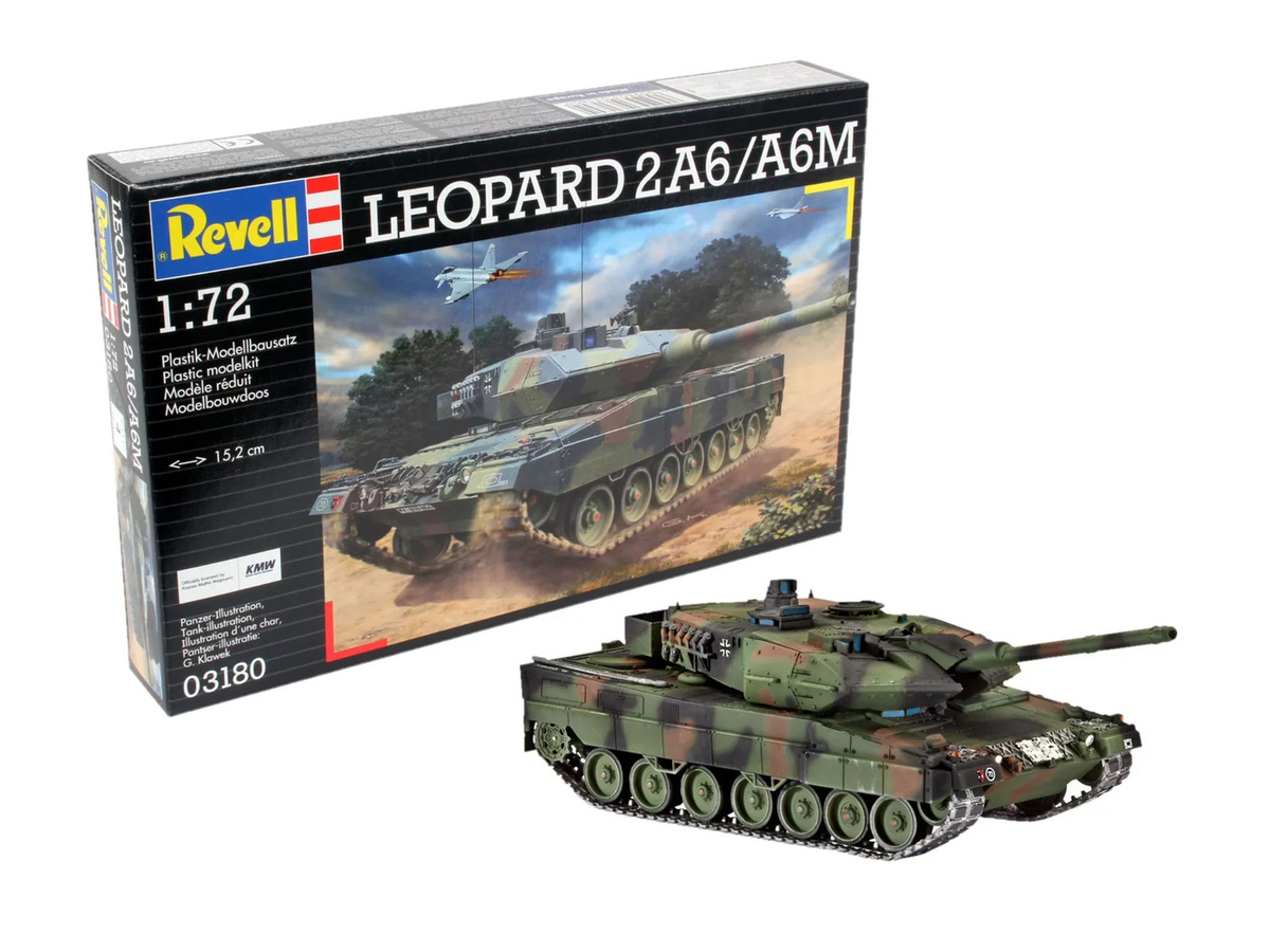 Revell Leopard 2 A6M, Fahrzeug, 1:72, Grau, Kunststoff - Bild 3
