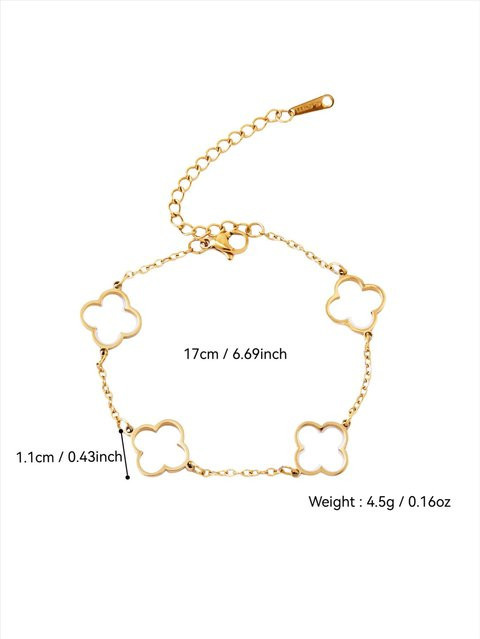 Lucky Star Jewelry Schmuckset Edelstahl, Zirkonia, Damen, Gold - Bild 1