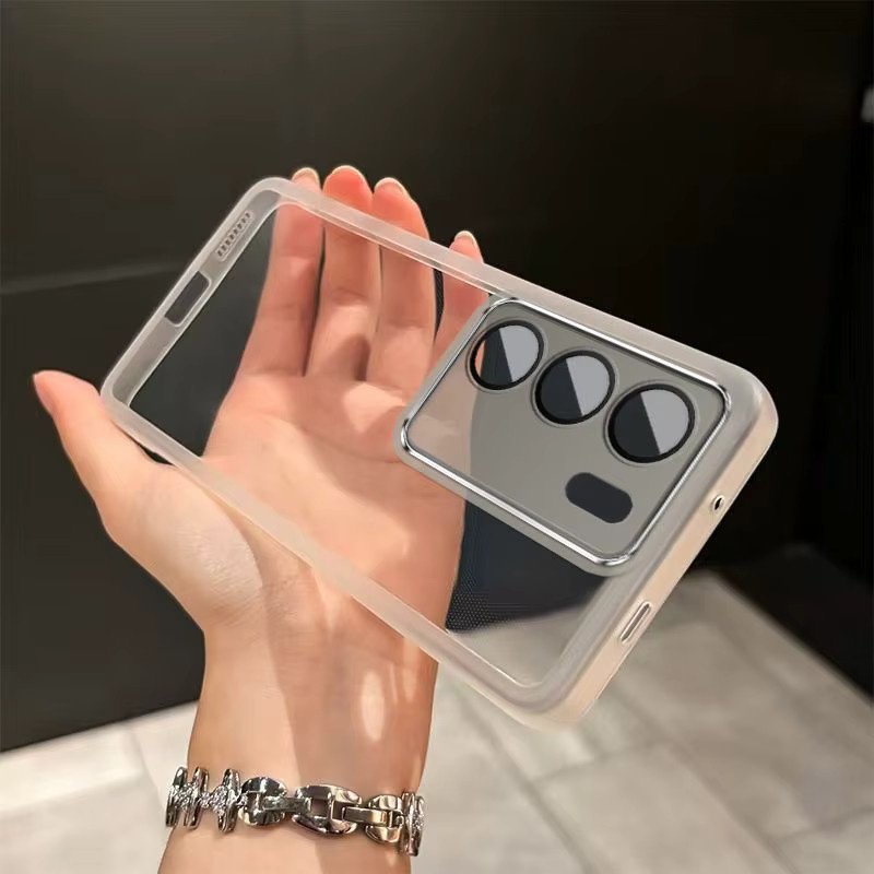 Stoßfeste Silikon Schutzhülle für Vivo V40 SE 80W, Vivo Y200 4G und Vivo V40 Lite 4G in Transparent - Bild 2