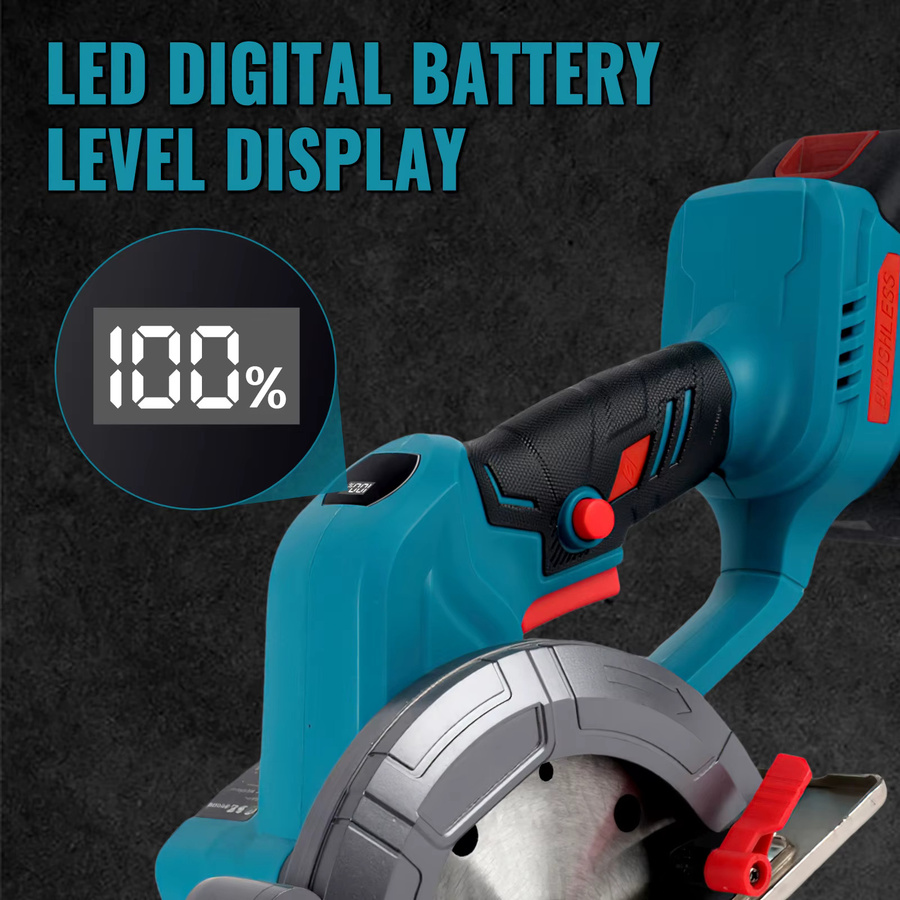 Makita 15,24 cm bürstenlose kompakte Kreissäge für Holz, Metall und Keramik in Blau, kompatibel mit Makita LXT 18 V Akku - Bild 2