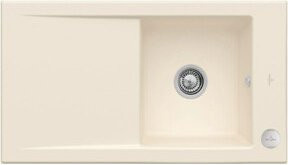 Villeroy & Boch Spüle Timeline 50 Flat bündig mit Ablagegarnitur und Excenterbetätigung in Ivory/Beige - Bild 1