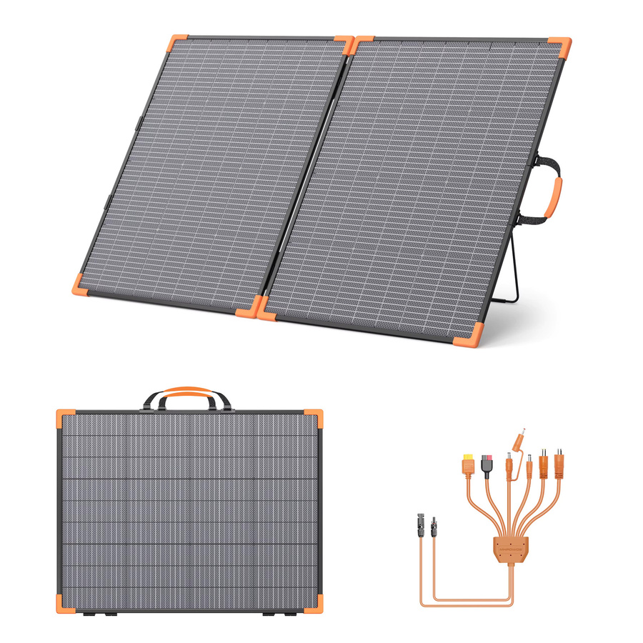 MHPOWOS Bifaziales Solarmodul 200W/400W Faltbares Solarladegerät Wasserdicht für Camping, Wohnmobil und Notfallversorgung - Bild 6