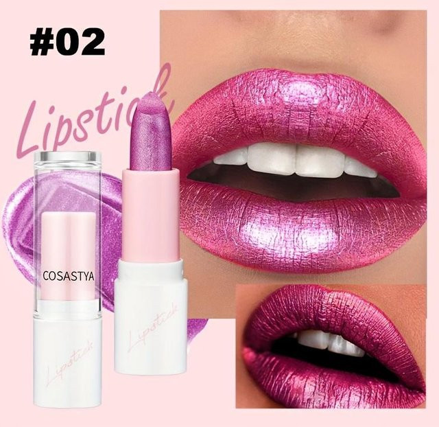 Verve Beauty Gel-Lippenstift, Lila 02, schimmernd - Bild 1