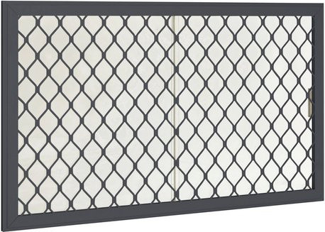 Globel Industries Seitenfenster für Gerätehäuser Skillion, Dream und Lean-To, Anthrazit, B: 124 cm, H: 75 cm - Bild 1
