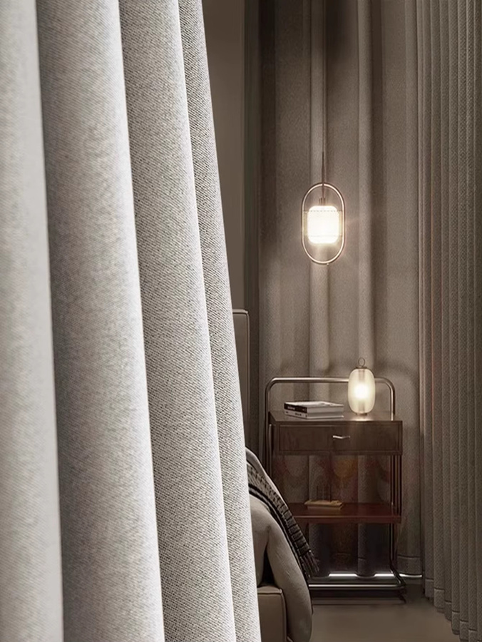 CENTURyMiG Verdunkelungsvorhänge für Schlafzimmer und Wohnzimmer, schalldämmend und modern, Stoffpaneel ohne Löcher - Bild 3