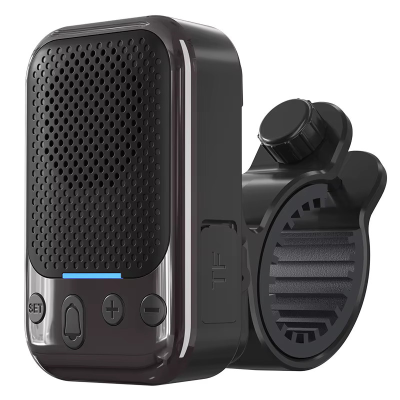 JINSERTA Bluetooth-Lautsprecher für das Fahrrad mit FM-Radio und Kragen-Clip, Schwarz - Bild 6